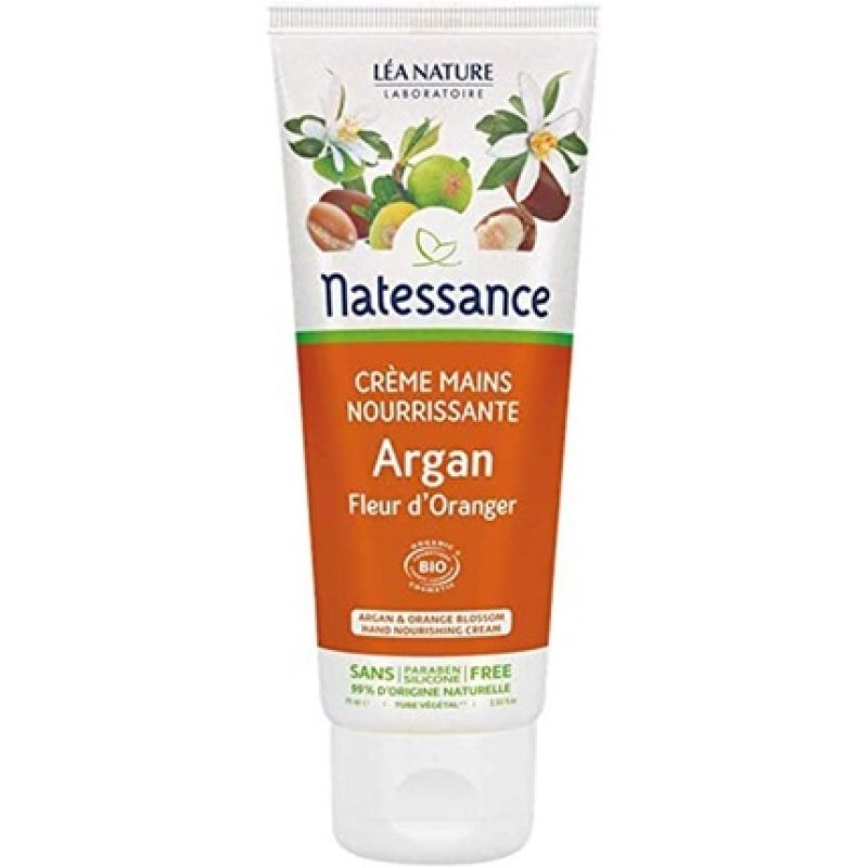 Natessance Argan Orange Blossom Hand Nourishing Cream 75ml