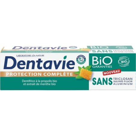 Dentavie Propolis Toothpaste with Organic Mint Extract 75ml
