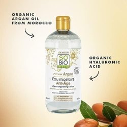 SO'BiO étic Précieux Argan Cosmebio Cleansing Toning Lotion 500ml