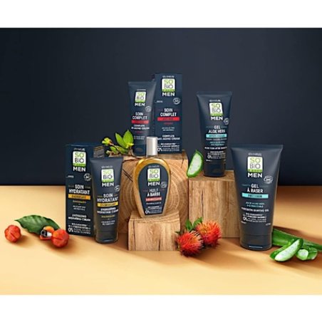 SO'Bio Etic Organic Moisturizing Care for Men with Aloe Vera and Guarana 50ml