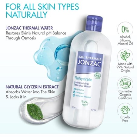 Eau Thermale Jonzac Moisturizing Micellar Water for Dehydrated Skin