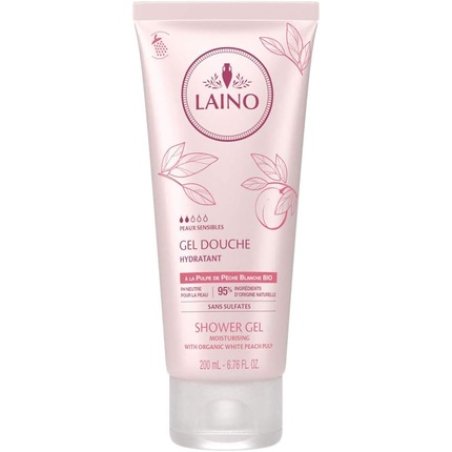 Laino Gentle Summer Moisturising Shower Gel with White Peach Pulp 200ml