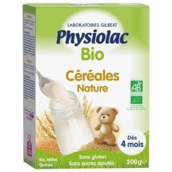 STOCKLWD5 - Physiolac Organic Cereals for 4 Months 200g