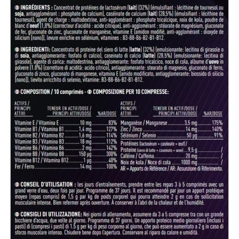 Eafit Amino Max Pro Protein Supplement with Casein, Whey, and Ovalbumin