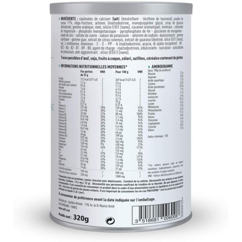 Eafit Protidyne 320g Chocolate Flavor Slimming Protein