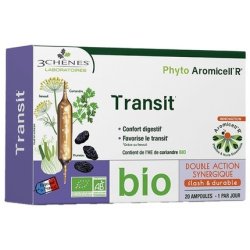 Les 3 Chenes Phyto Aromicell'r Transit Bio Food Supplement 20 Ampoules