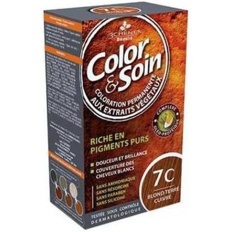 Les 3 Chenes Color & Soin Permanent Color Care Terracotta Blonde 7C Light