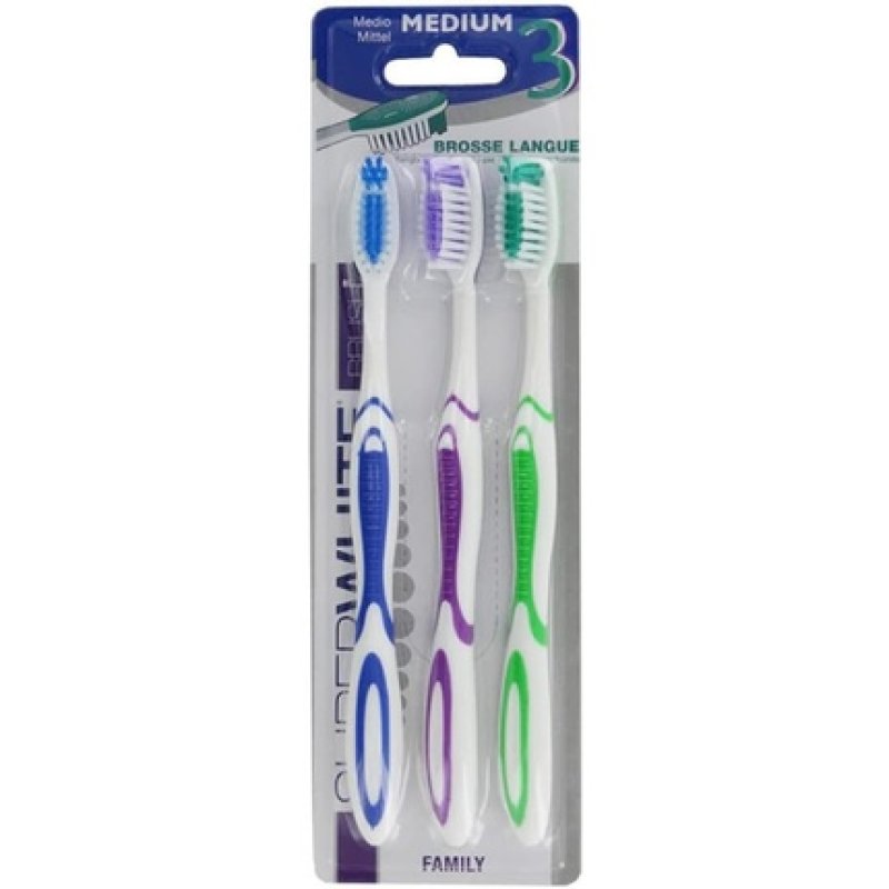 Superwhite Brush 3 Medium Toothbrushes - Pack of 3