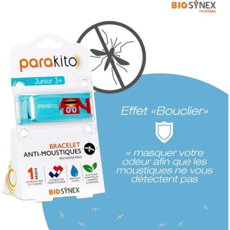 Biosynex Parakito Rechargeable Mosquito Repellent Bracelet