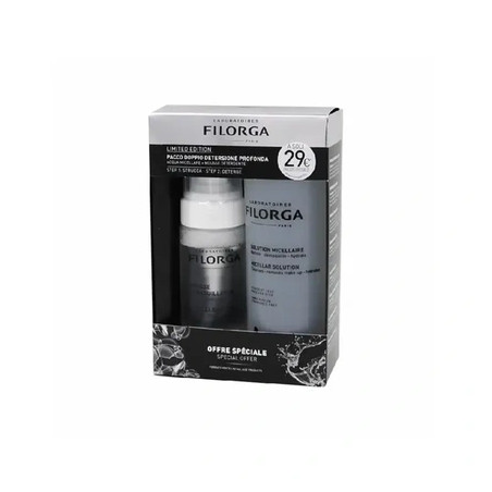 Filorga Double Pack Micellar Solution And Cleansing Mousse - 400 Ml And 150 Ml