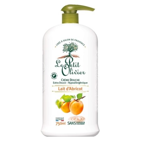 Le Petit Olivier Extra Douce Apricot Milk Shower Cream 750ml