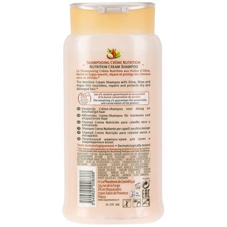 Le Petit Olivier Nutrition Shampoo with Olive Oil, Shea, and Argan for Dry and Damaged Hair 250ml
