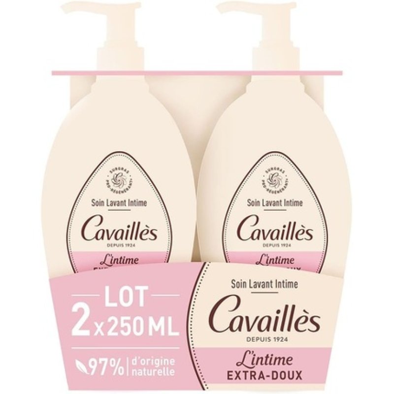 Rogé Cavaillès Extra-Gentle Intimate Cleansing Care 250ml - Pack of 2