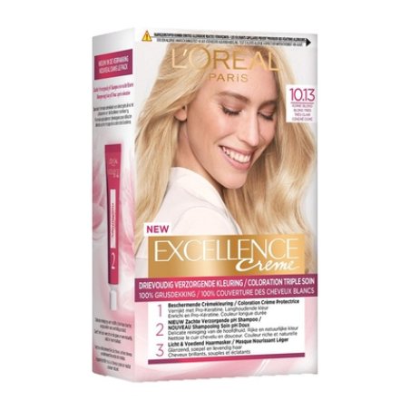 Loreal Paris Excellence Creme 10.13 Light Blonde Very Ash Blonde Hair Color