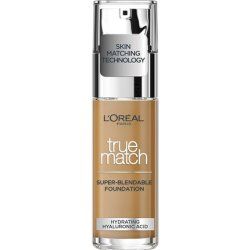 L'Oreal Paris True Match Liquid Foundation Skincare Infused with Hyaluronic Acid SPF 17 8W Golden Cappuccino 30ml