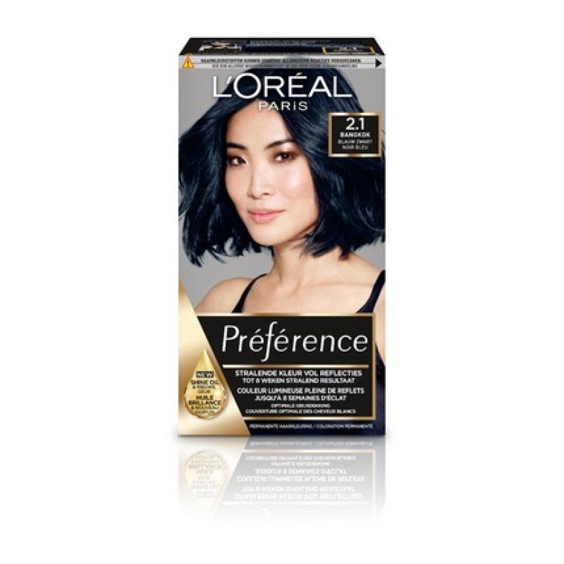 Loreal Paris Preference 2.1 Bangkok Blue Black Hair Color