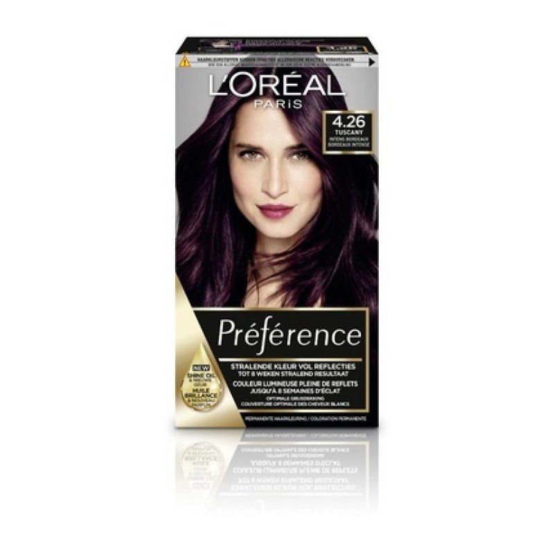 Loreal Paris Preference 4.26 Pure Burgundy Hair Color