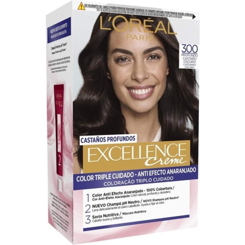 L'Oréal Paris Excellence Brunette Tinte True Dark Brown No.300