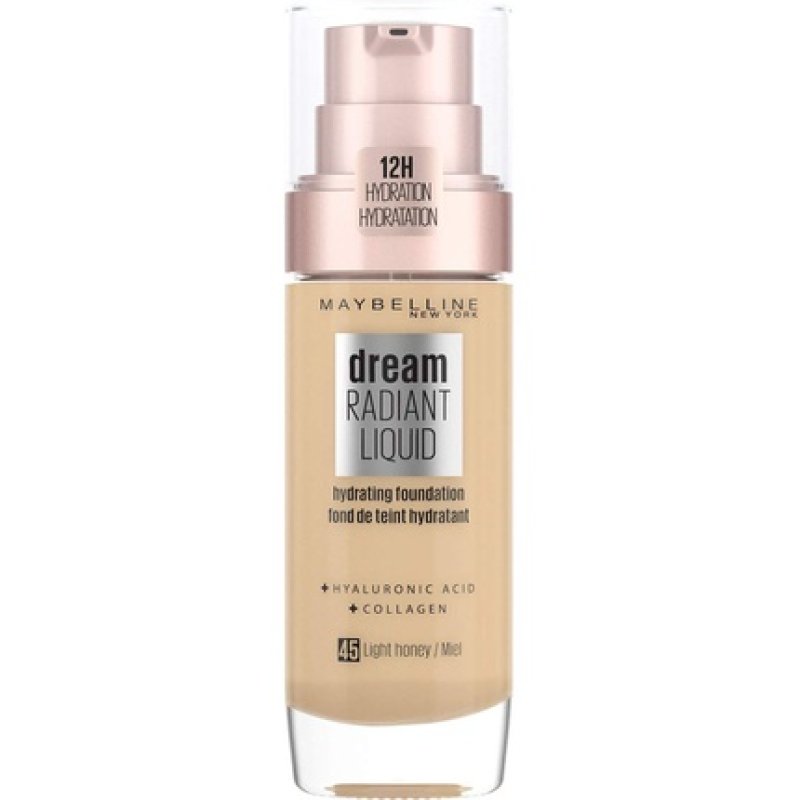 Gemey Maybelline Dream Satiné Fluide Foundation 45 Honey