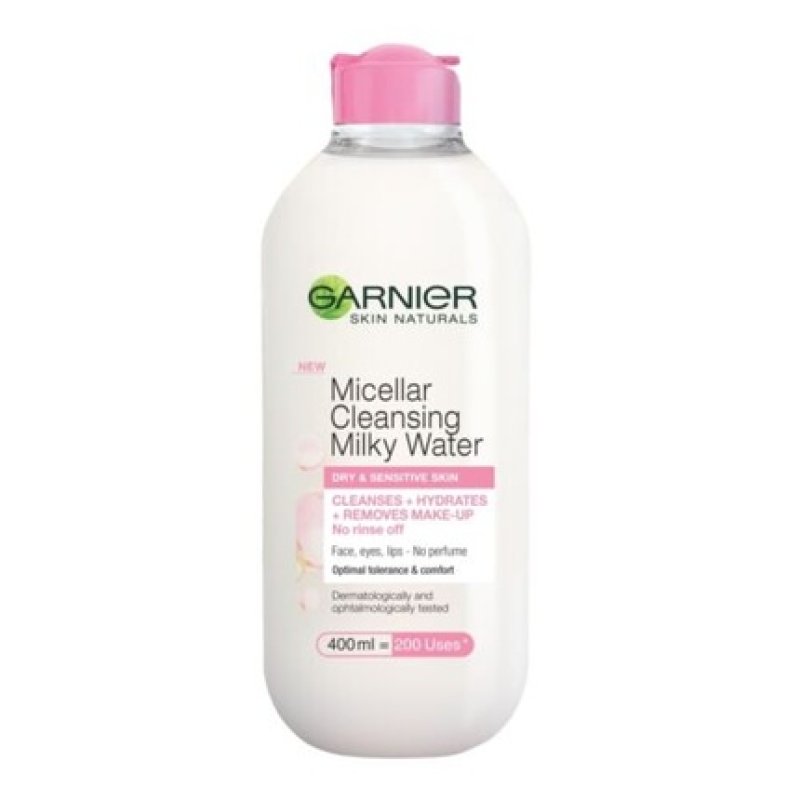 Garnier Skin Naturals Micellar Milky Cleansing Water for Dry and Sensitive Skin 400ml
