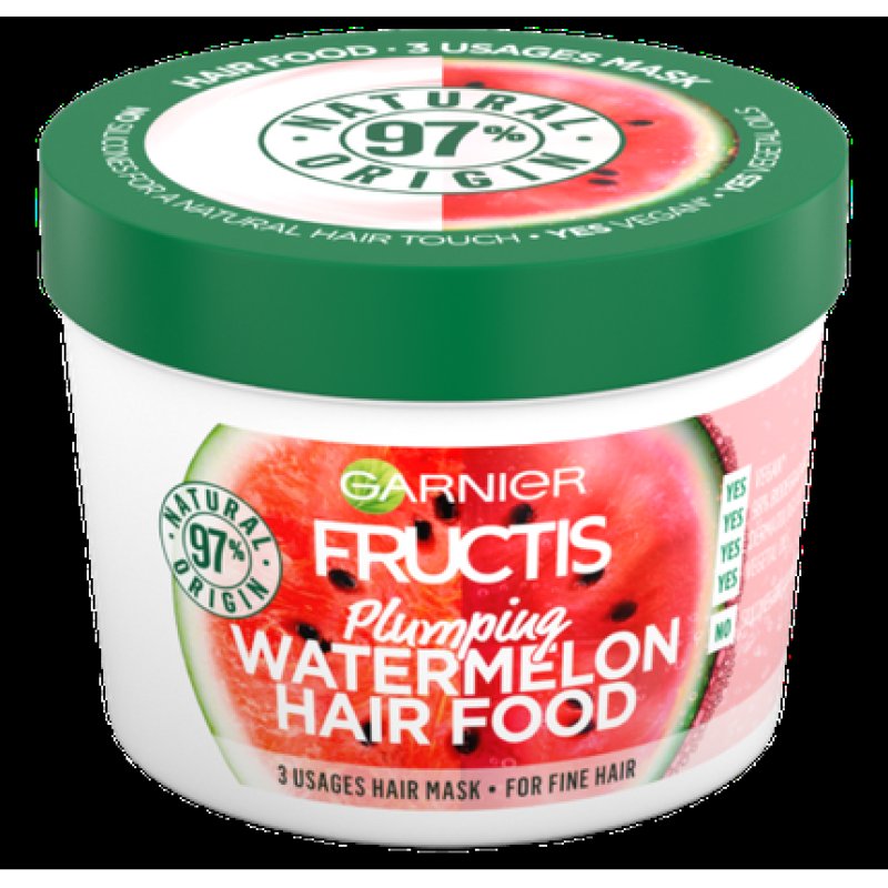 Garnier Fructis Watermelon Hair Mask Long-Lasting Moisturizing 390ml