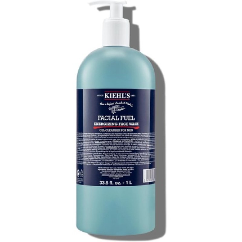 Kiehl's Facial Fuel Energizing Face Wash Homme Man Cleansing Gel 1000ml