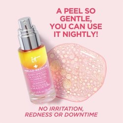 IT Cosmetics Hello Results Baby-Smooth Glycolic Acid Peel Caring Face Oil with Argan Oil 1.0 fl oz