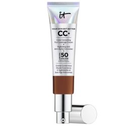 IT Cosmetics CC Anti-Aging Cream Your Skin But Better High Coverage Waterproof Enriched with Peptides Collagen &