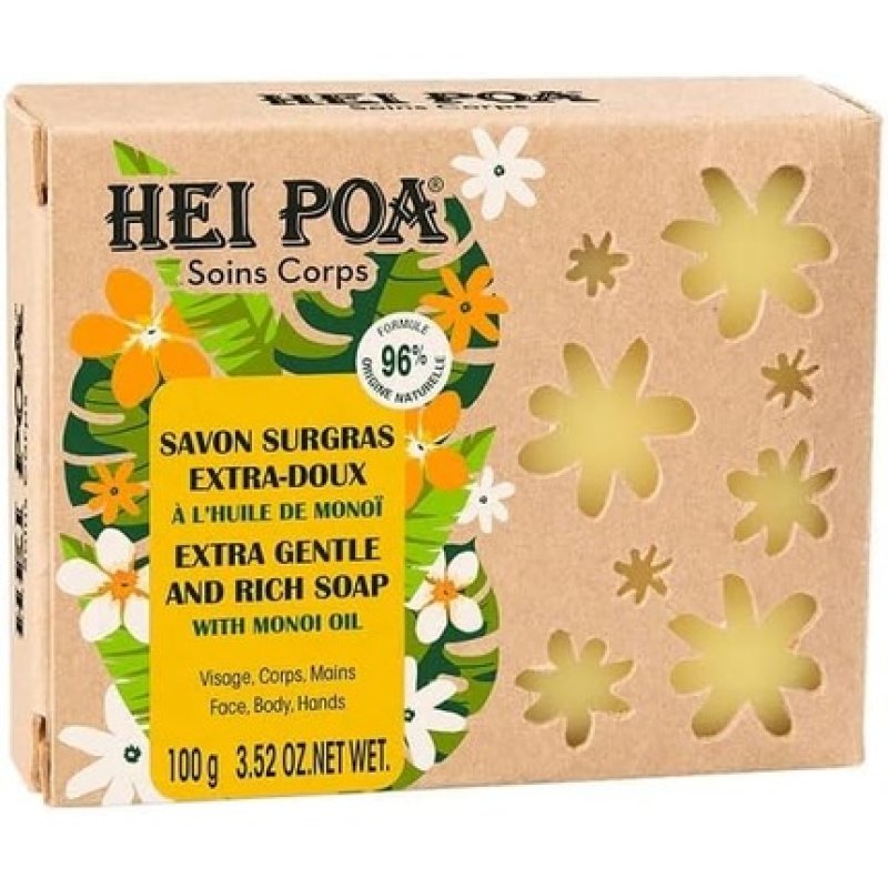 Hei Poa Tiare Extra Gentle and Rich Soap 100g