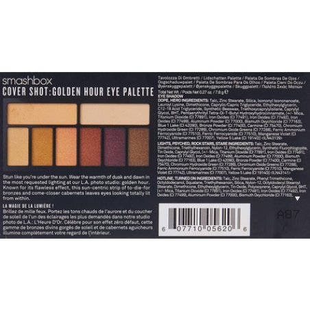 SmashBox Cover Shot Eye Palette Golden Hour For Women Eyeshadow