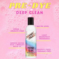 Manic Panic Prepare To Dye Clarifying Shampoo Vegan Cruelty Free Pre Dye Wash Prepares Hair for Color 236ml