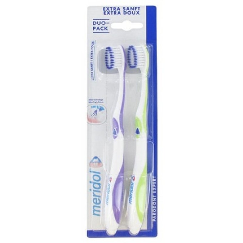 Meridol Duo Pack Extra Gentle Toothbrushes - Set of 2