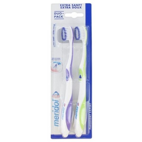 Meridol Duo Pack Extra Gentle Toothbrushes - Set of 2