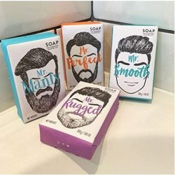 Mr Perfect & Friends Mr Smooth Body Care Gift Set with Soap 150g and Hair & Body Wash 100ml Black Pepper and Ginger