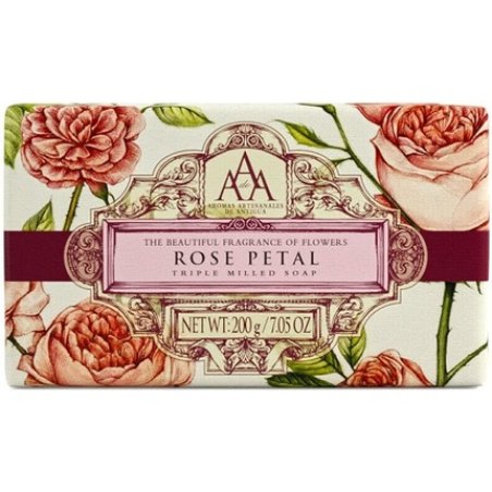 Aromas Artesanales De Antigua Triple Milled Soap Rose Petal 200g