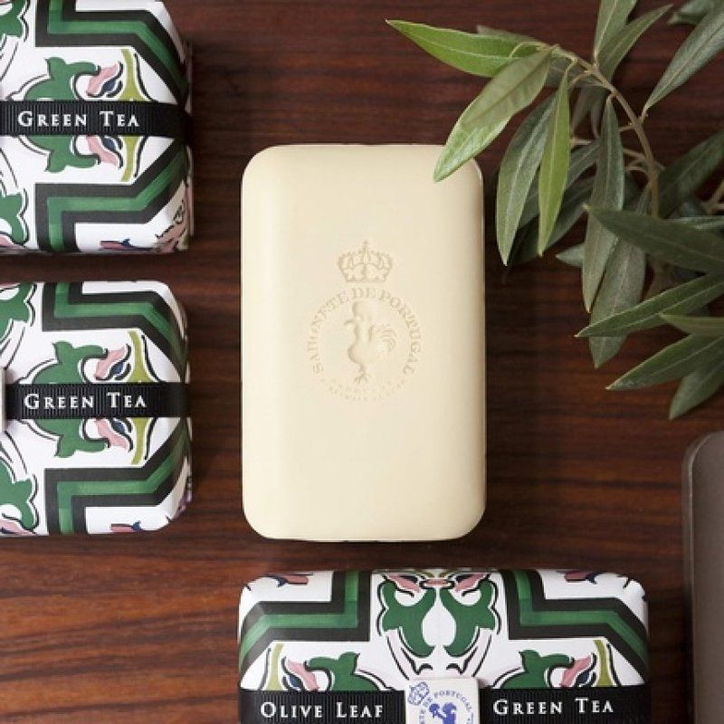 Olive Leaf & Green Tea Portuguese Tile Soap 300g by Castelbel Porto
