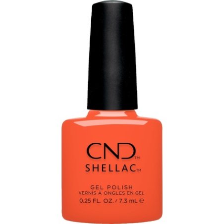 CND Shellac Ig-Night-Ed Semi-Transparent for Jelly Effect No. 471 Orange UV Nail Polish - Gleam & Glow Collection