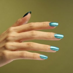 CND Vinylux Teal-Tricity Nail Polish No. 478 Turquoise Shimmer - Scratch Resistant