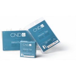 CND Velocity Nail Tips Clear Natural - Authentic