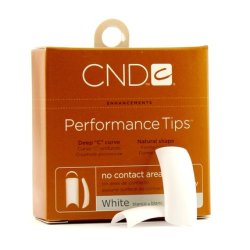 Creative Nail Design Performance Tips White 8 16998 by Creative Nail Design