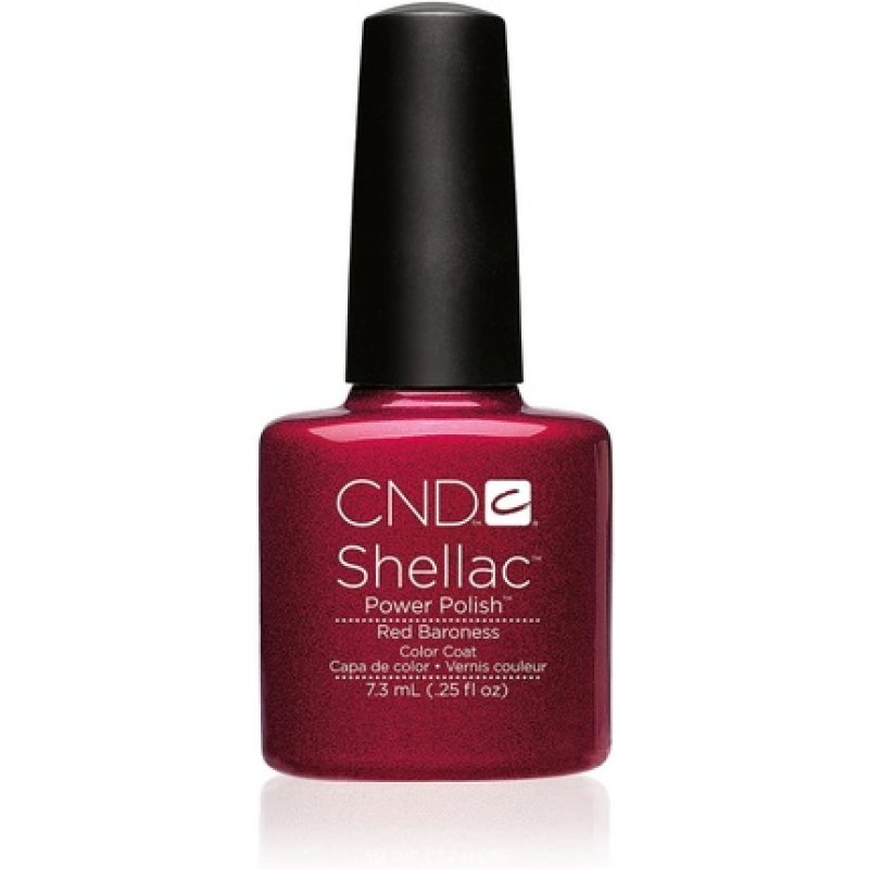 CND Shellac Red Baroness 7.3ml 0.25 fl oz.