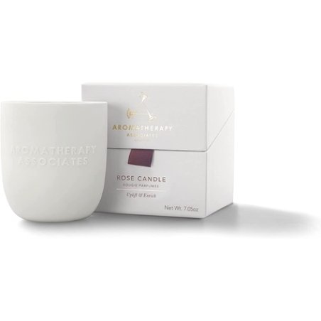 Aromatherapy Associates Rose Candle. Hand Poured Vegan Wax To Enrich And Uplift