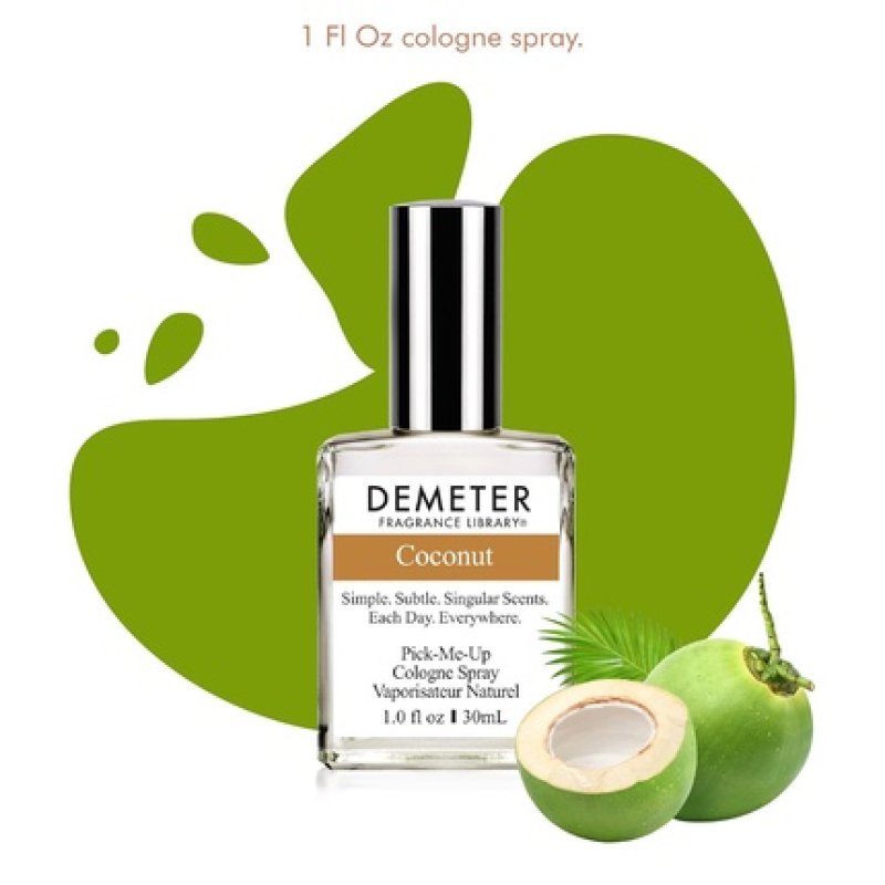 Demeter Coconut Cologne Spray 1 Oz for Women and Men