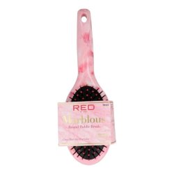 Red Kiss Marblous Round Paddle Brush - Perfect For Styling And Detangling