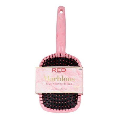 Red Kiss Marblous Jumbo Paddle Brush - Perfect For Styling And Detangling Hair