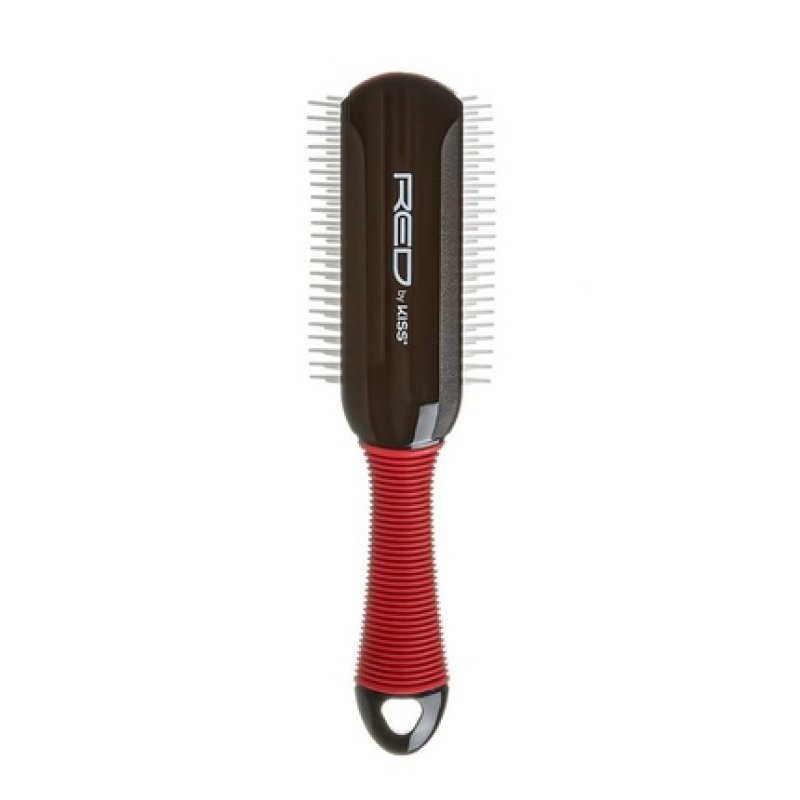 Red by Kiss 9 Row Nonslip Detangle Brush