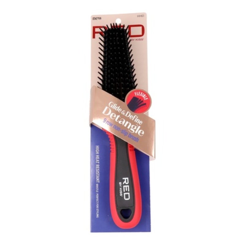 Red Kiss Ez Glide Detangling Brush Medium - Perfect For Effortless Detangling