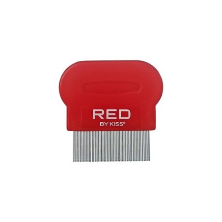 Red by Kiss Metal Lice Comb 2 Pieces