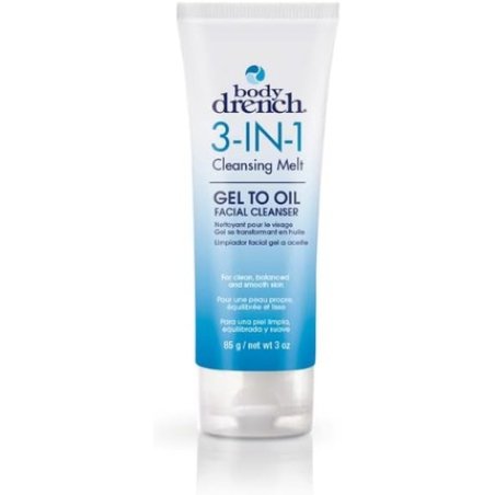 Body Drench 3 in 1 Cleansing Melt Gel to Oil Facial Cleanser 85g