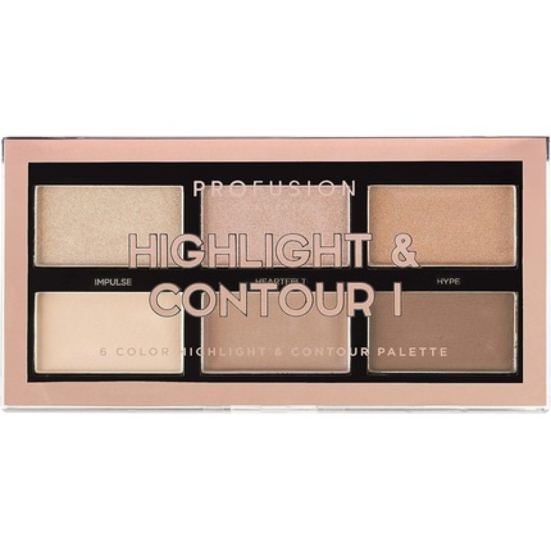 Profusion Cosmetics Mini Artistry Highlight & Contour I - Light Medium